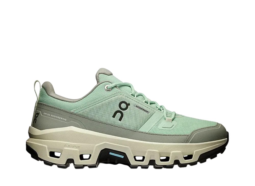 オン ウィメンズ クラウドロック ロー ウォータープルーフ "ミネラル/アロエ"