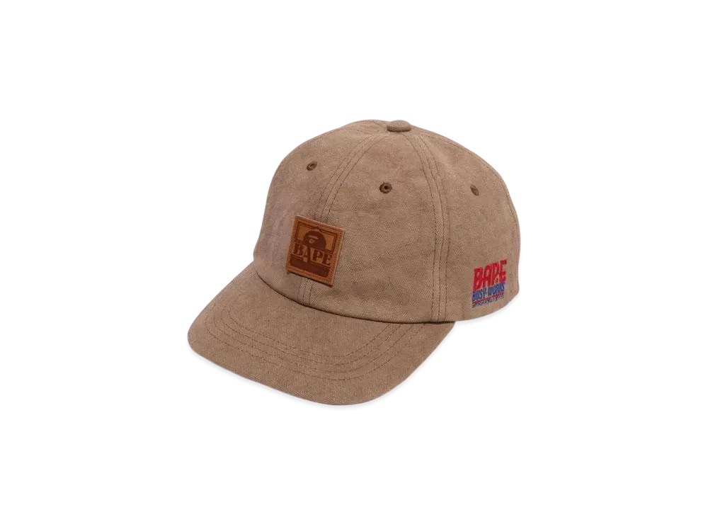 A BATHING APE Washed Canvas Cap "Beige"