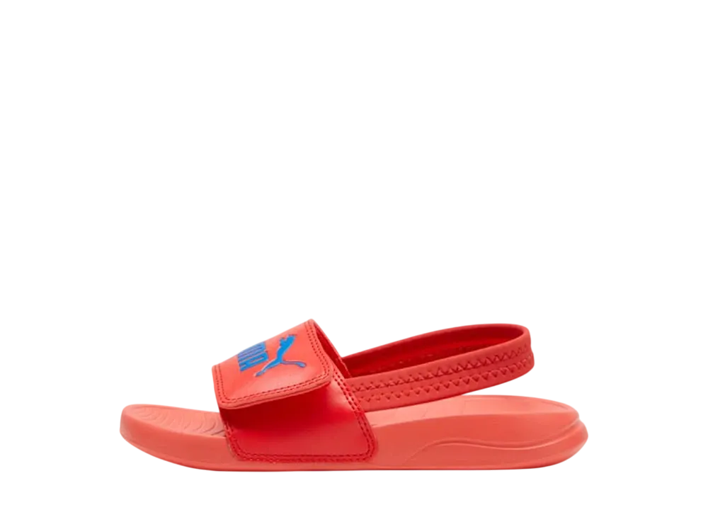 プーマ PS ポップキャット20 バックストラップ AC "アクティブレッド/プーマチームロイヤル" (キッズ)