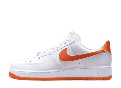 Nike Air Force 1 Low "White/White/Safety Orange"