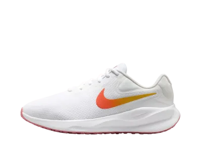 ナイキ ウィメンズ レボリューション7 "ホワイト/ユニバーシティゴールド/マジックエンバー"