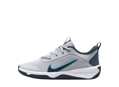 Nike GS Omni Multi Court "Wolf Grey/Bright Crimson/Dusty Cactus/Thunder Blue"