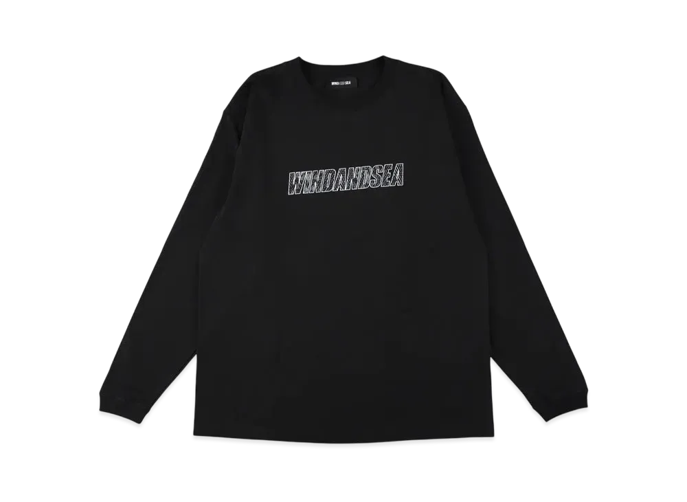 WIND AND SEA Zodiac Snake Logo L/S Tee "Black"
