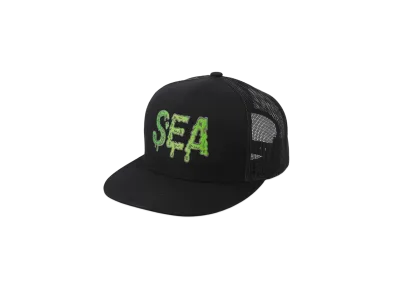 WIND AND SEA Zodiac Snake Mesh Logo Cap "Black"