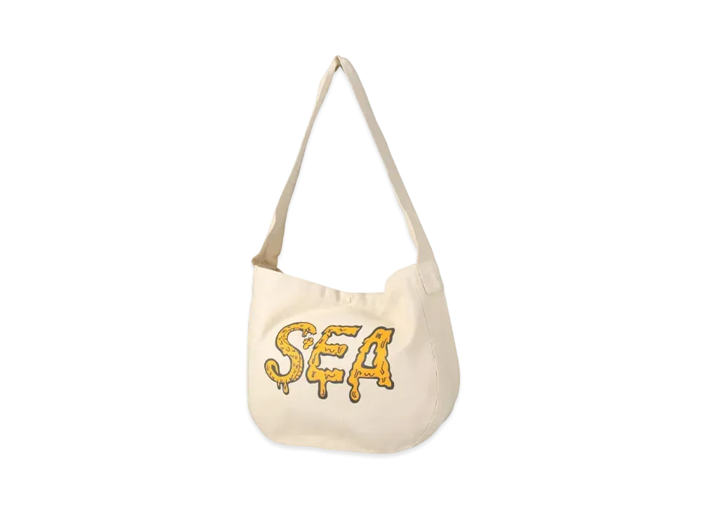 WIND AND SEA Zodiac Snake Canvas Shoulderbag "Natural"