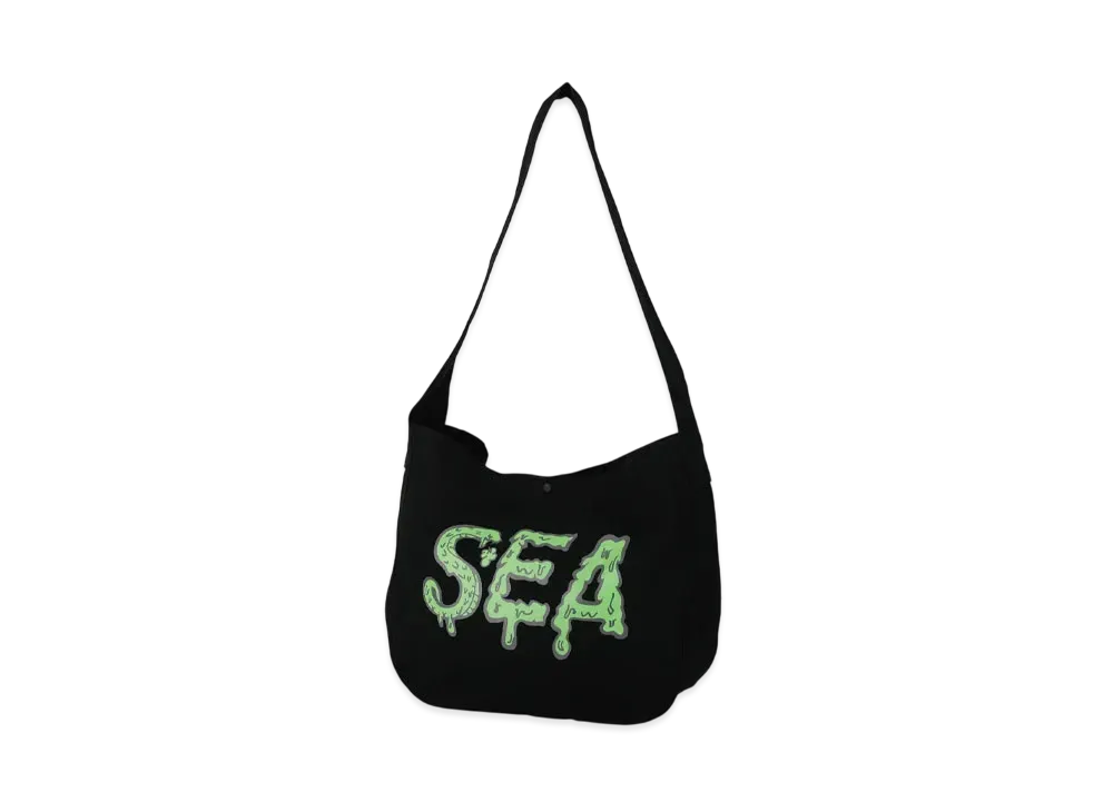 WIND AND SEA Zodiac Snake Canvas Shoulderbag "Black"