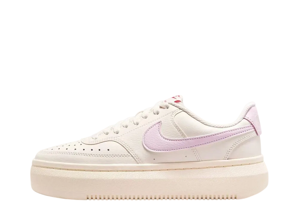 Nike Women's Court Vision Alta "Sail/Pale Ivory/Light Crimson/Pink Foam"