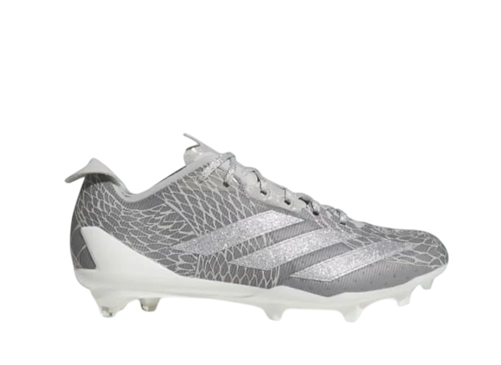 アディダス アディゼロ エレクトリック ハイプ フットボールスパイク "グレーツー/シルバーメタリック"
