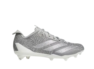 adidas Adizero Electric Hype Football Cleats "Grey Two/Silver Metallic"