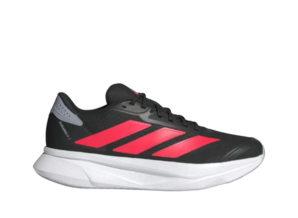 アディダス デュラモ SL2 ランニング "コアブラック/ルシッドレッド/ハローシルバー"