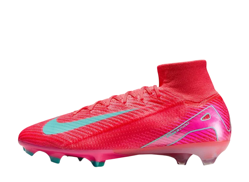 ナイキ マーキュリアル スーパーフライ10 エリート "エンバーグロー/オーロラグリーン"