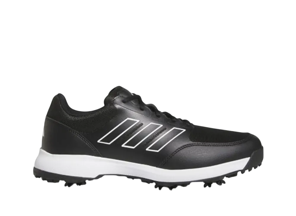 アディダス テックレスポンス3.0 ワイド ゴルフ "コアブラック/クラウドホワイト"