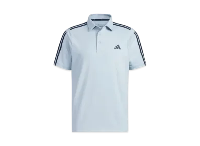 adidas Heat. Rdy Three Stripes Short Sleeve Stretch Shirt "Wonder Blue"