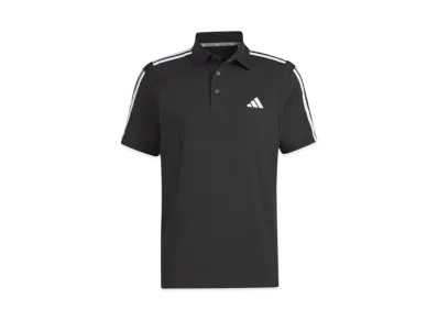 adidas Heat. Rdy Three Stripes Short Sleeve Stretch Shirt "Black"