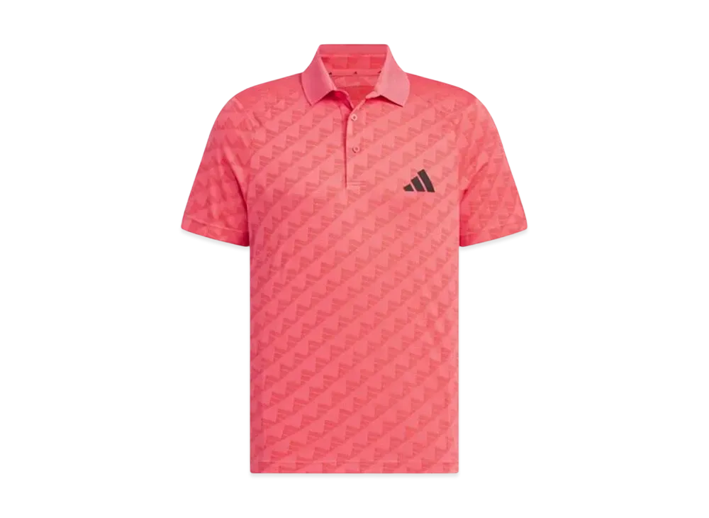 adidas Heat. Rdy BOS Jacquard Polo "Preloved Scarlet"