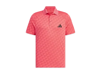 adidas Heat. Rdy BOS Jacquard Polo "Preloved Scarlet"