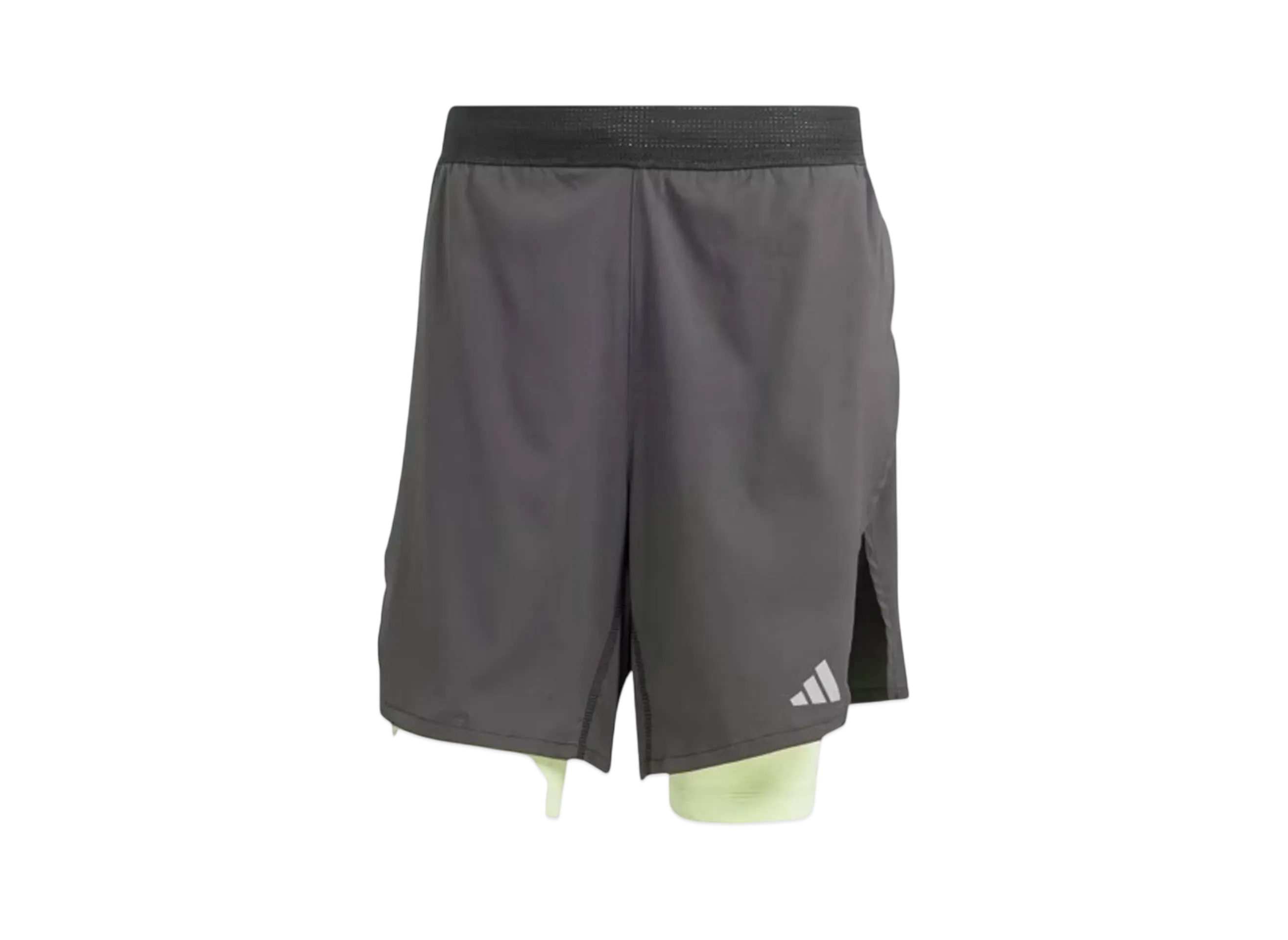 adidas Hiit Workout Heat. Rdy 2-in-1 Shorts "Black/Semi Green Spark"