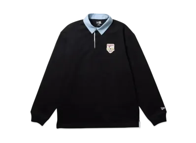 NEW ERA x PEANUTS Golf Rugby Shirt Patch "Black"