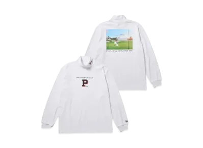NEW ERA x PEANUTS Golf Long Sleeve High Collar Performance T-shirt "White"