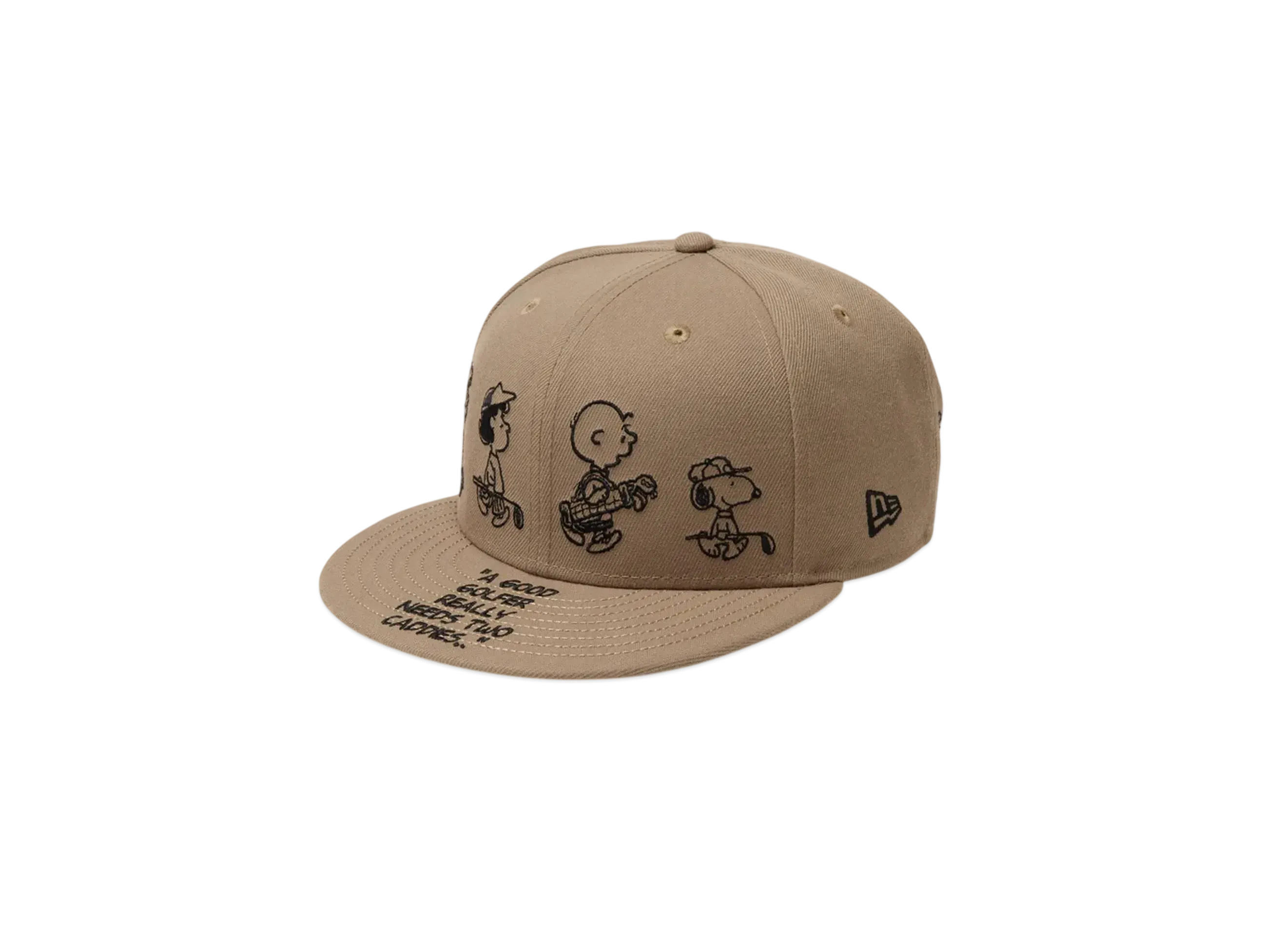 NEW ERA x PEANUTS Golf 9Fifty Message "British Khaki"
