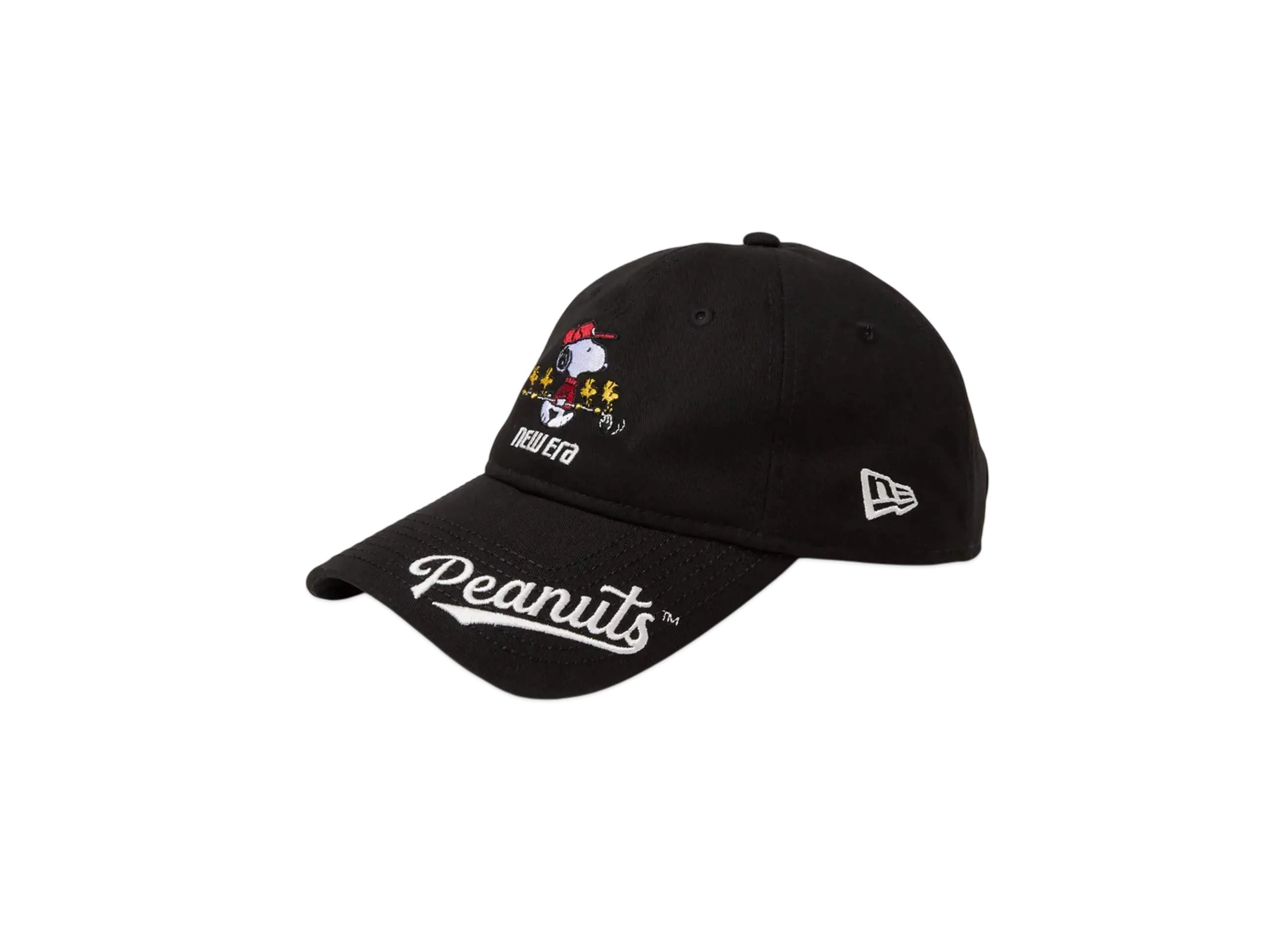 NEW ERA x PEANUTS Golf 9Twenty Long Visor Visor Logo "Black"