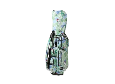 NEW ERA x PEANUTS Golf Caddy Bag Green Camo (with Basic Pouch) "Green Camo"