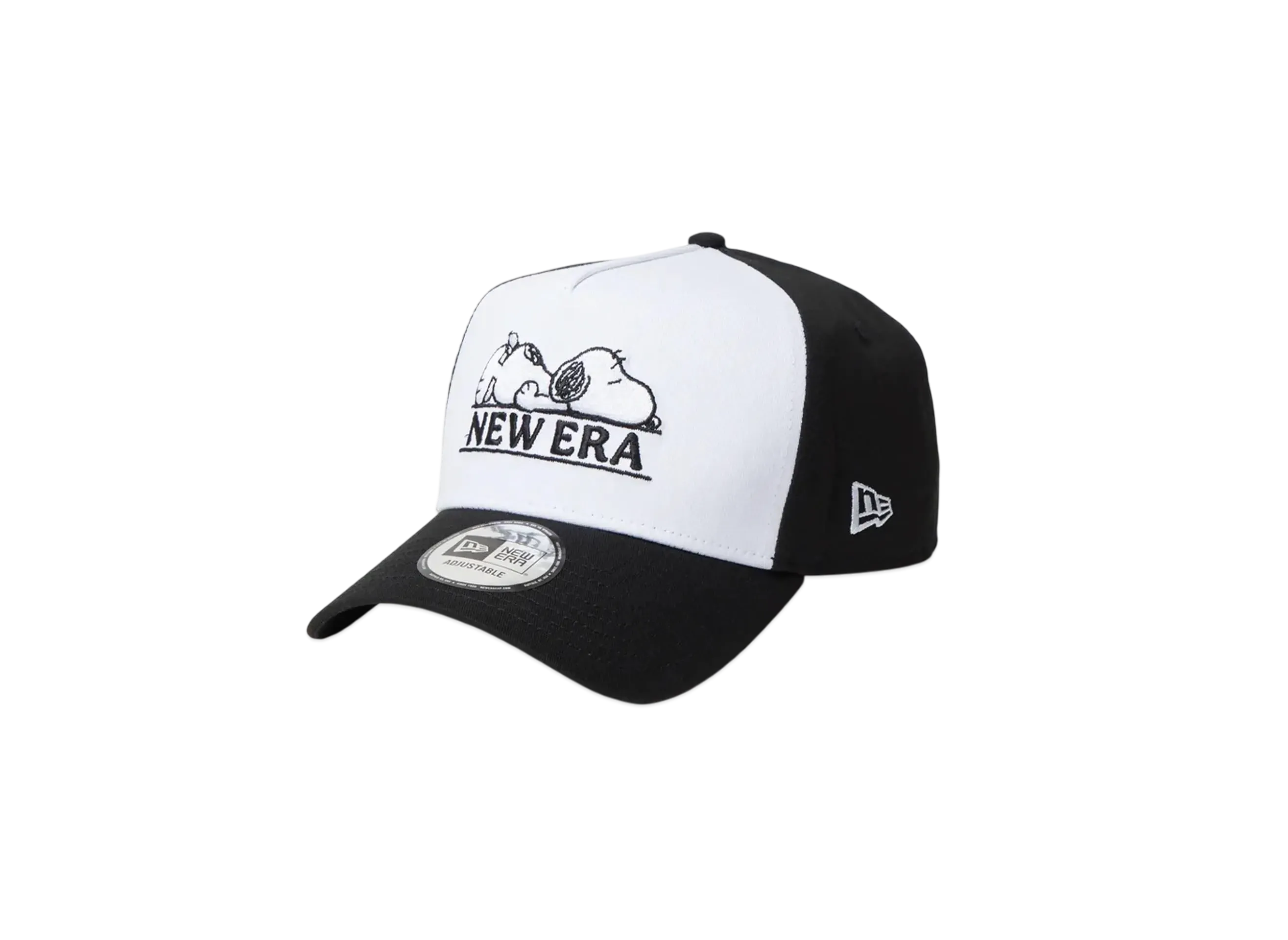 NEW ERA x PEANUTS 9Forty A-Frame Snoopy "White/Black"