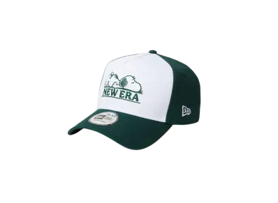 NEW ERA x PEANUTS 9Forty A-Frame Snoopy "White/Dark Green"