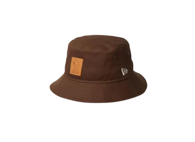 NEW ERA x PEANUTS Bucket 01 Leather Patch "Walnut"