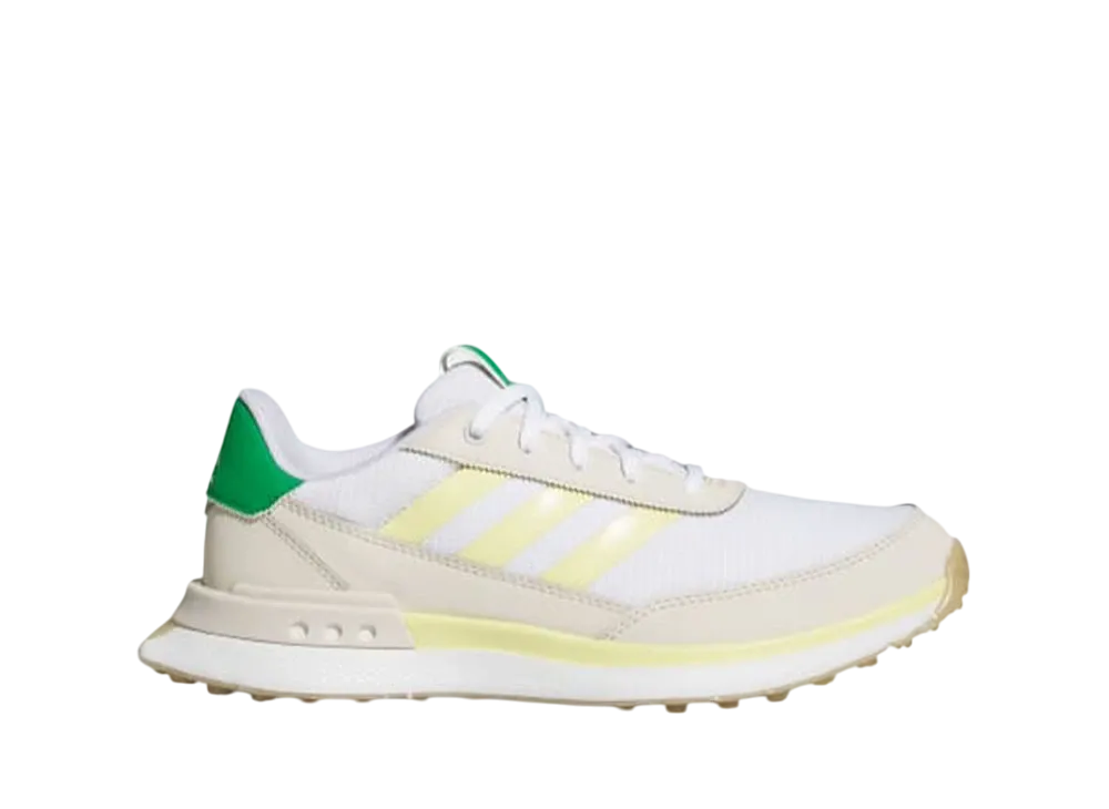 アディダス ウィメンズ S2G 24 スパイクレス ゴルフ "クラウドホワイト/パウダーイエロー/グリーン"