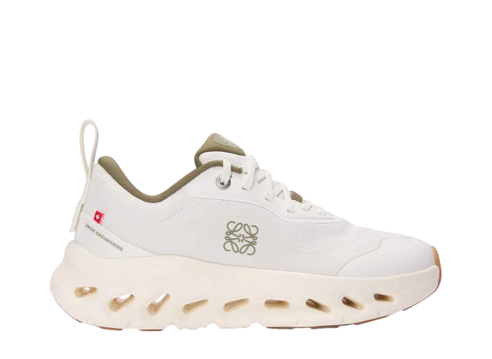 LOEWE × On Women's Cloudtilt 2.0 "White/Khaki Green"