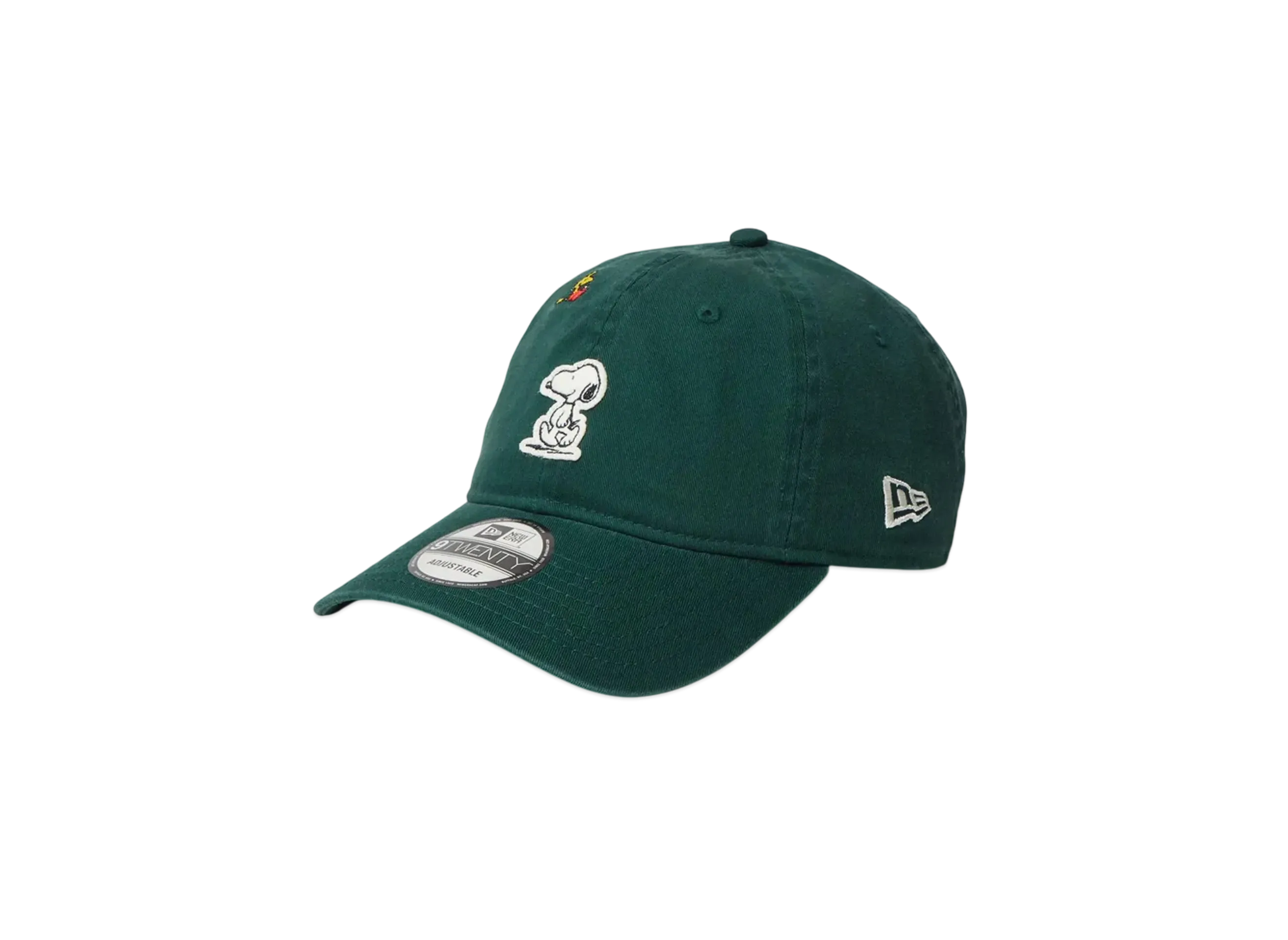NEW ERA x PEANUTS 9Twenty Snoopy Woodstock Felt Patch "Dark Green"
