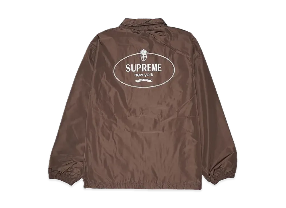 Supreme Crest Coaches Jacket "Brown"