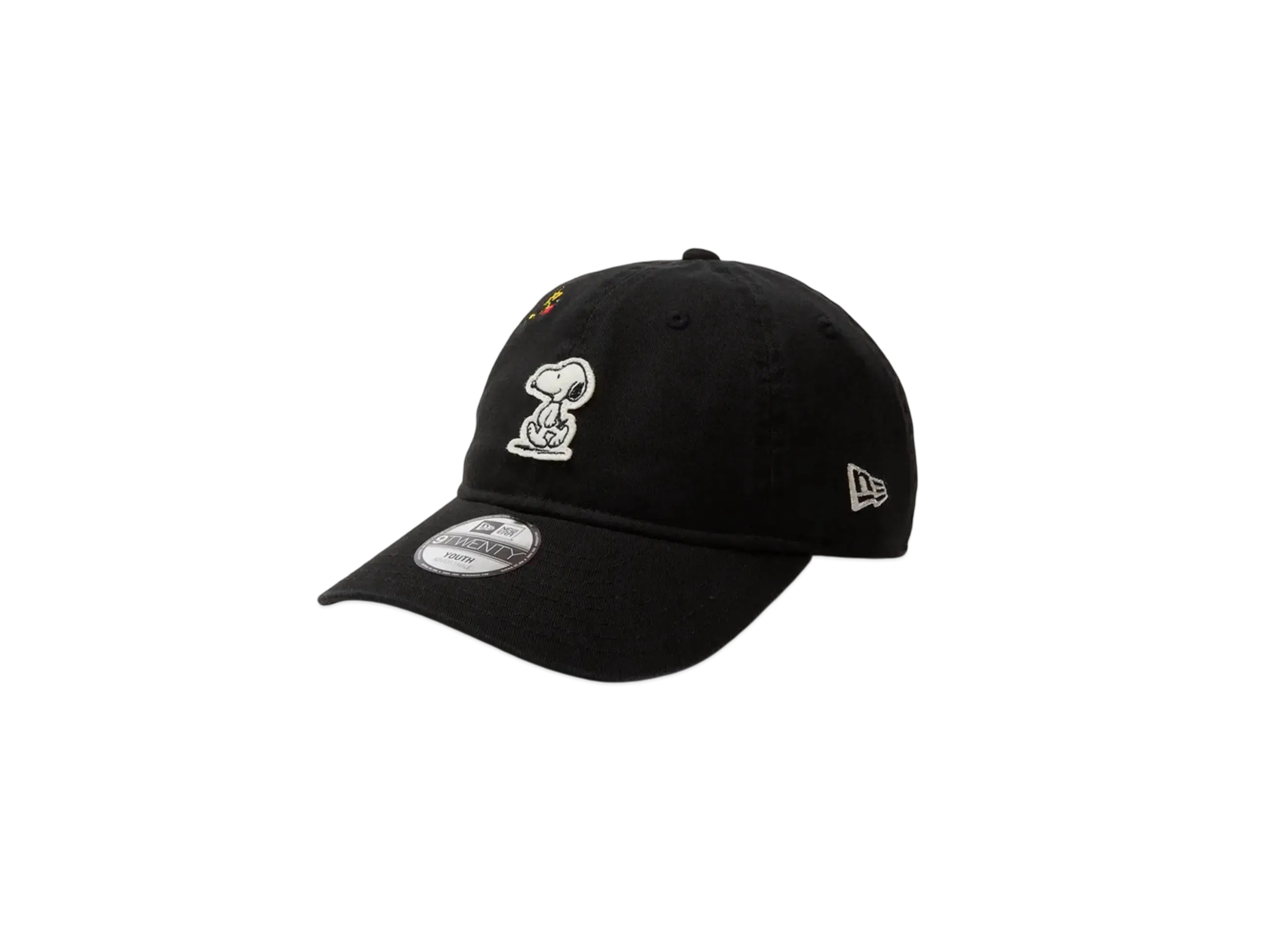 NEW ERA x PEANUTS Youth 9Twenty Snoopy Woodstock Felt Patch "Black"