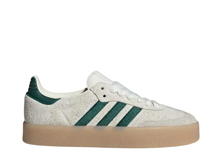 アディダスオリジナルス ウィメンズ サンベイ "オフホワイト/カレッジグリーン/オフホワイト"