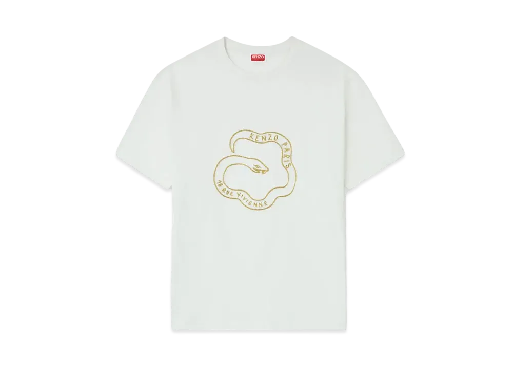 KENZO 'Lunar New Year' Embroidery Oversize T-shirt "Off White"
