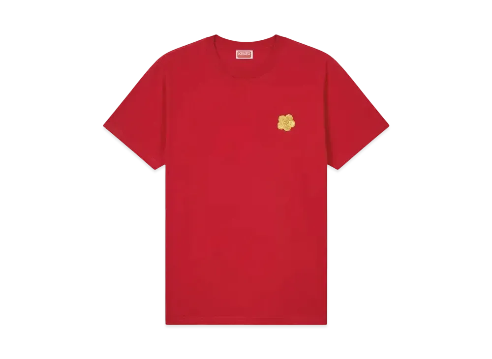 KENZO 'Lunar New Year' Embroidery Slim T-shirt "Cherry"