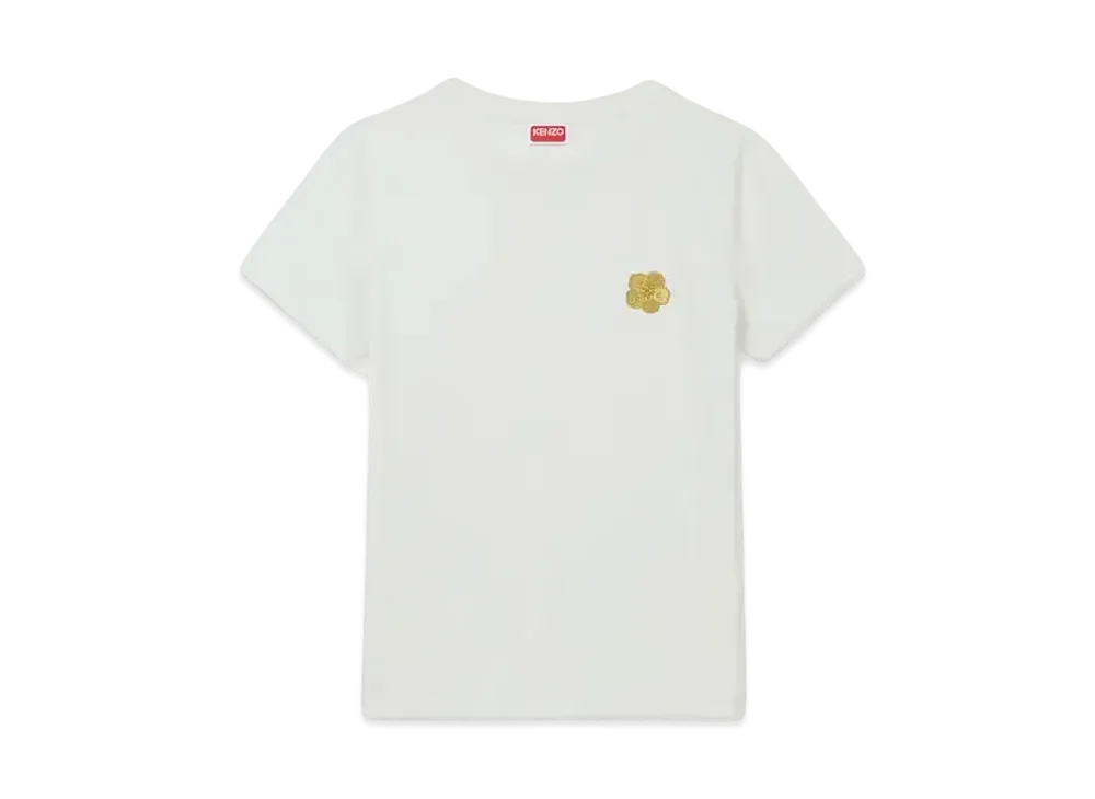 KENZO 'Lunar New Year' Embroidery Cotton T-shirt "Off White"