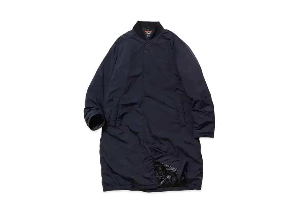 NANGA Rib Collar Soft Down Coat (Unisex) "Black"