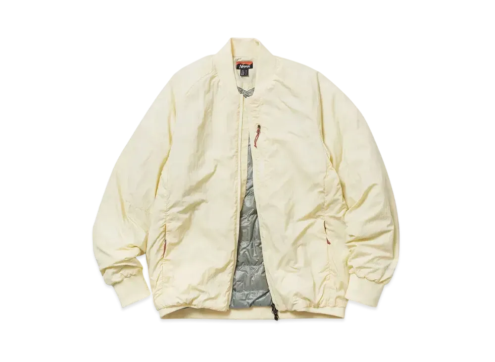 NANGA Soft Down Varsity Blouson (Unisex) "Yellow"