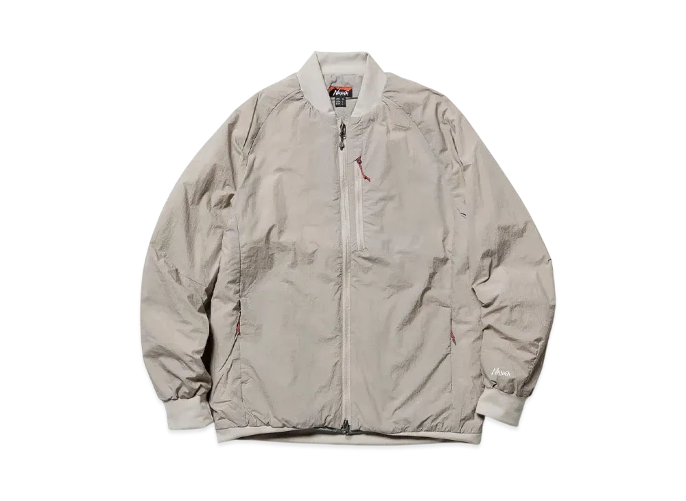 NANGA Soft Down Varsity Blouson (Unisex) "Beige"