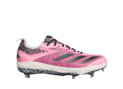 adidas Adizero Electric+ Somos Baseball Cleats "Pink Spark/Shadow Green/Bliss Pink"