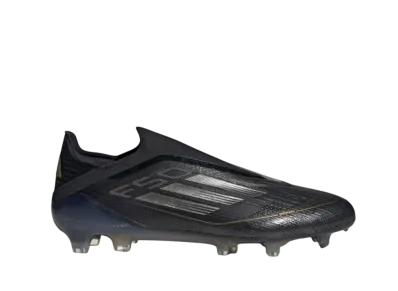 adidas F50 Elite Laceless FG "Core Black/Iron Metallic/Gold Metallic"