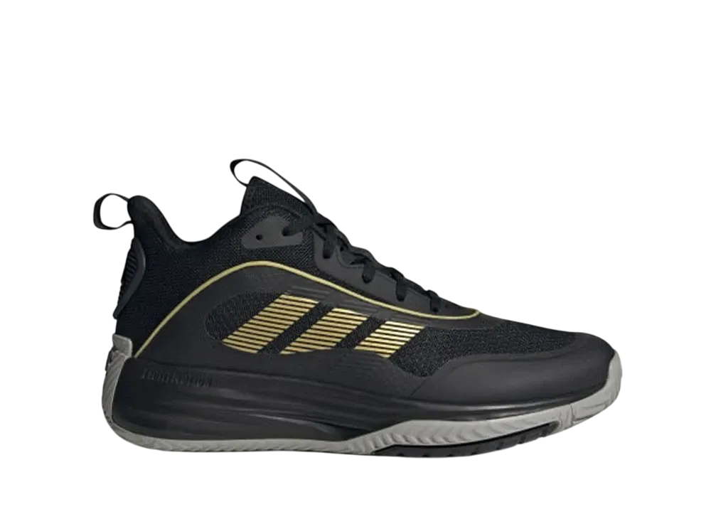 アディダス オウン ザ ゲーム3 "コアブラック/ゴールドメタリック/Mghソリッドグレー"