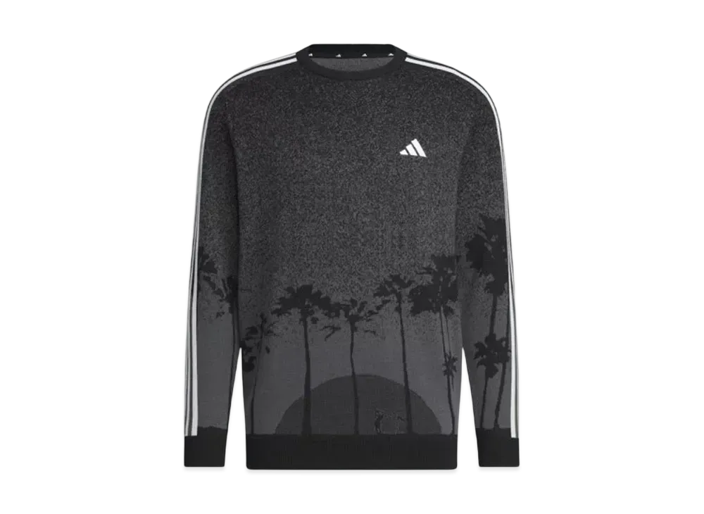 adidas LA Sunset Crewneck Sweater "Black"