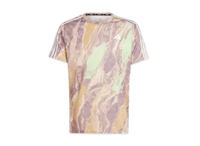 adidas Move for the Planet AirChill Short Sleeve T-shirt "Crystal Sand/Preloved Fig/Semi Green Spark/Oat"