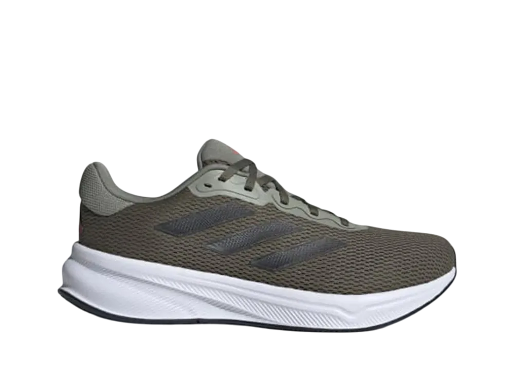 アディダス レスポンス ランニング "オリーブストレータ/コアブラック/ブライトレッド"