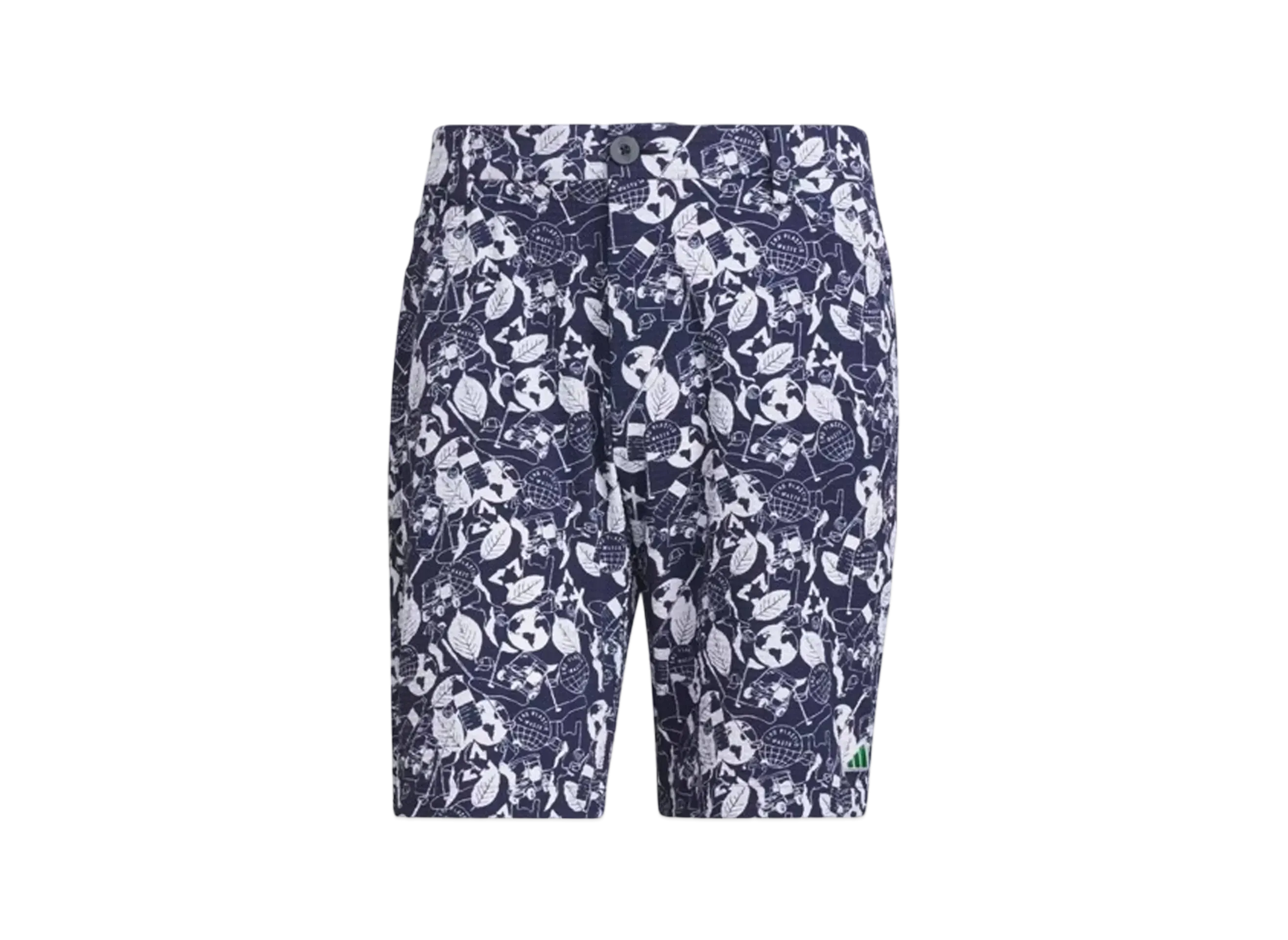 adidas Play Green Soccer Print Short Pants "Collegiate Navy/White"
