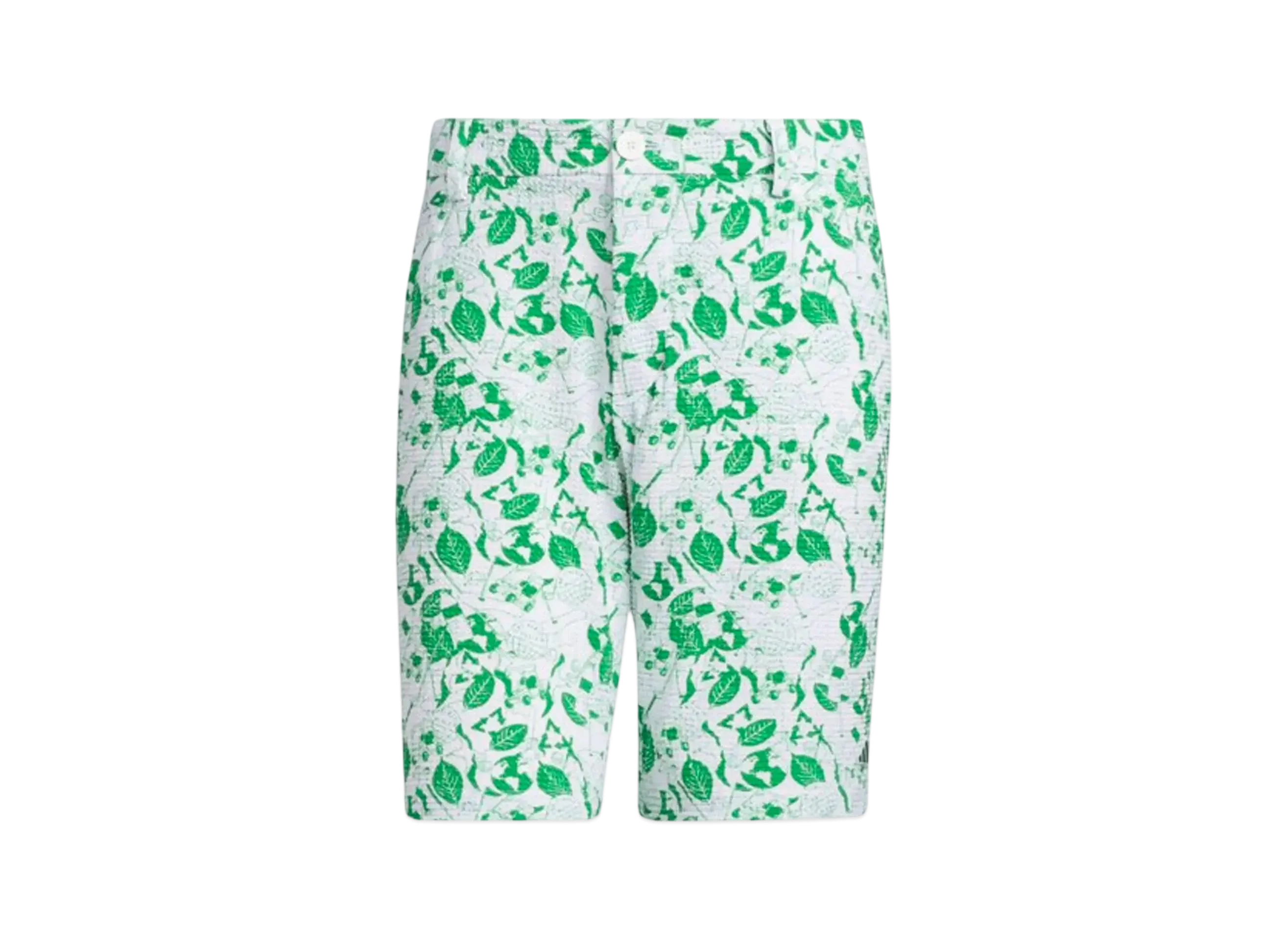 adidas Play Green Soccer Print Short Pants "White/Green"