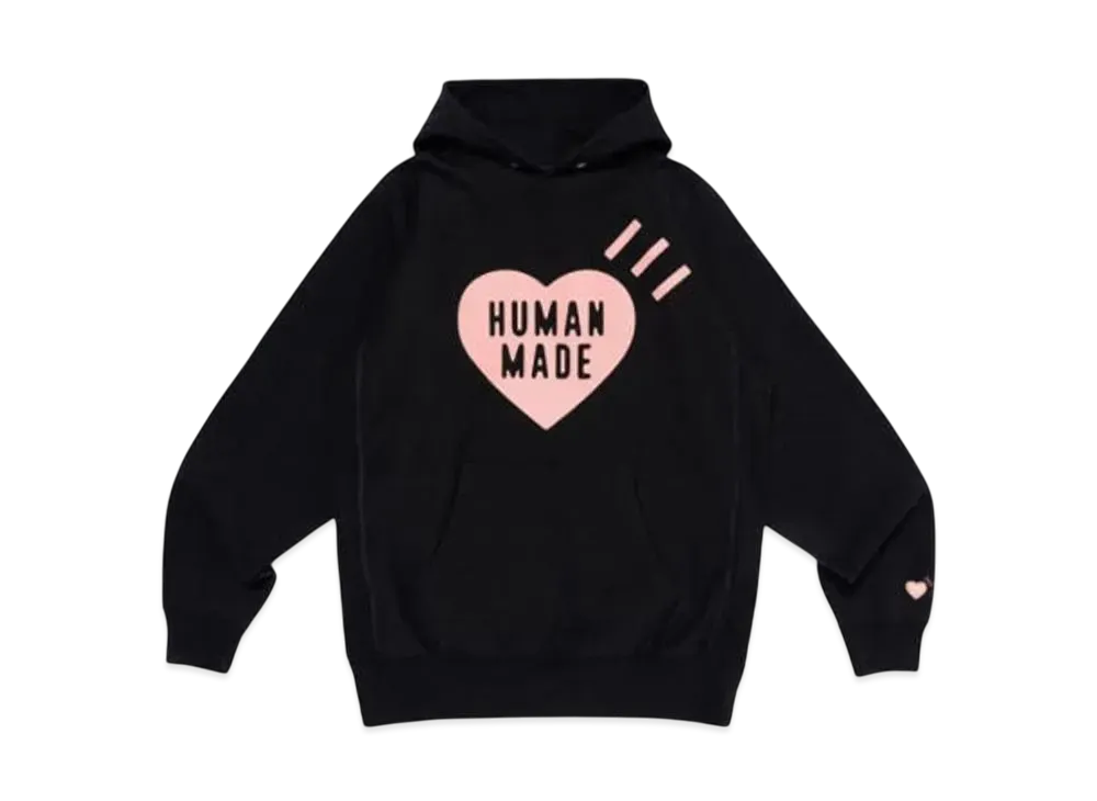 HUMAN MADE Heart Heavyweight Hoodie Seoul / Salmon Pink "Black"